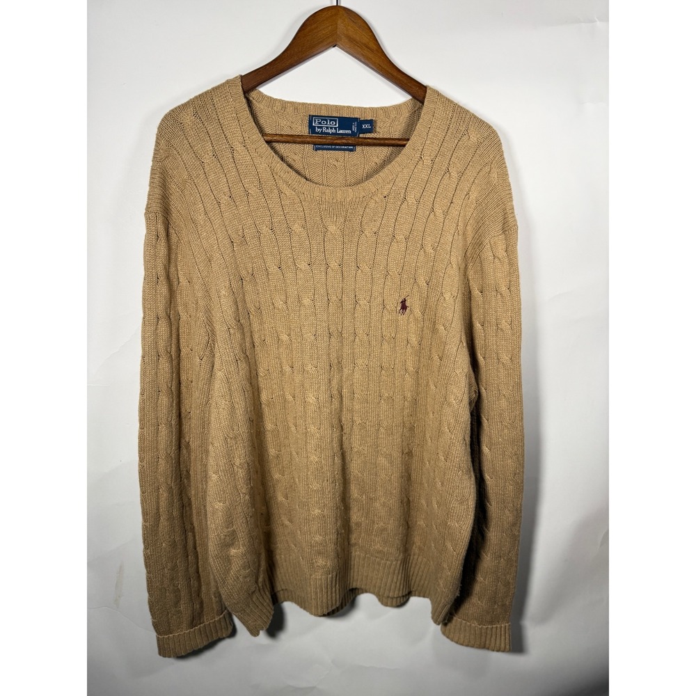 Polo by Ralph Lauren Tan Crewneck Sweater